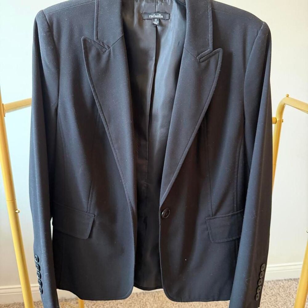 Rafaella Women's Black Interview Suit Jacket